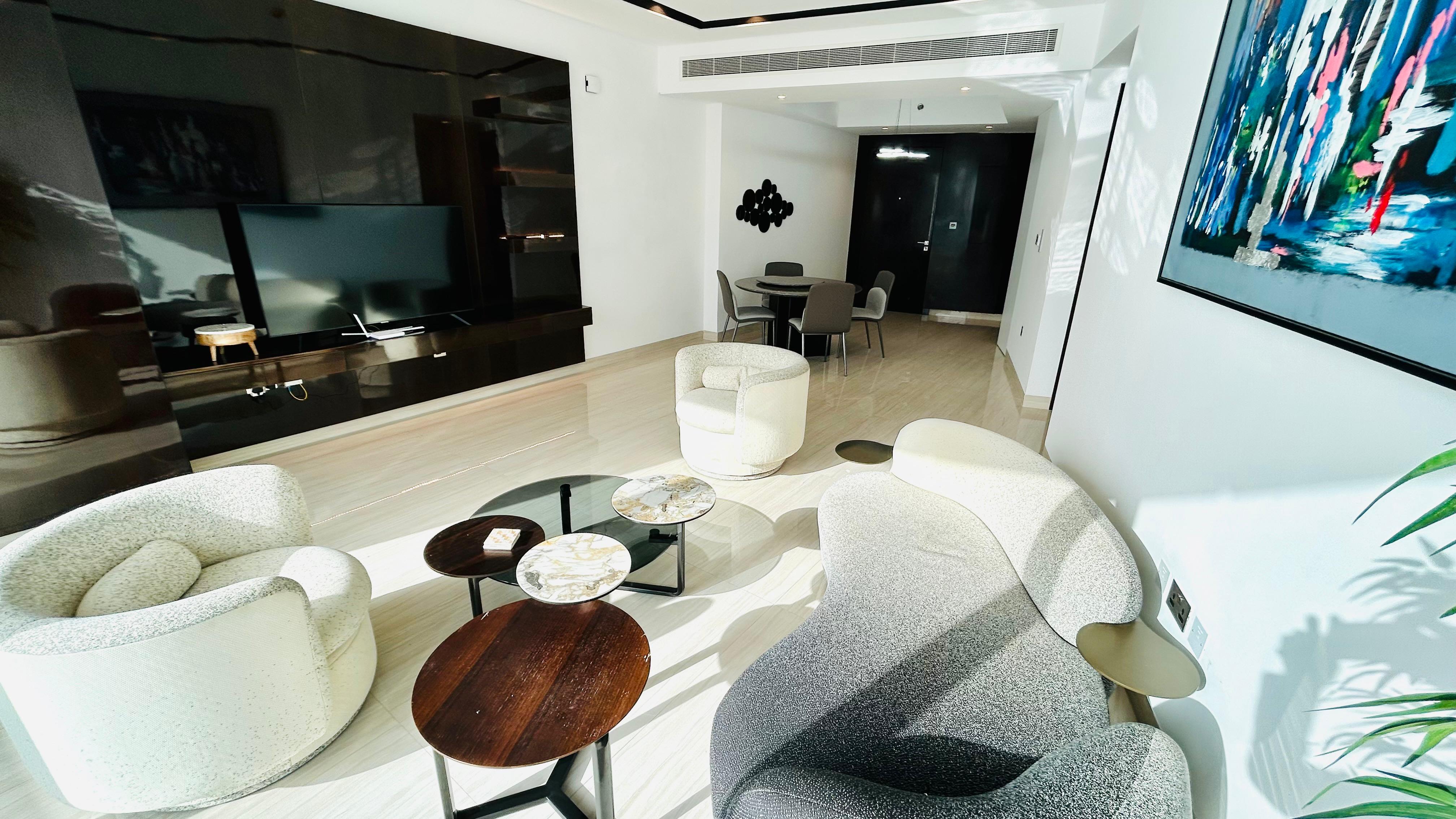 Sea view and Luxury One bedroom apartment in Seef area. 