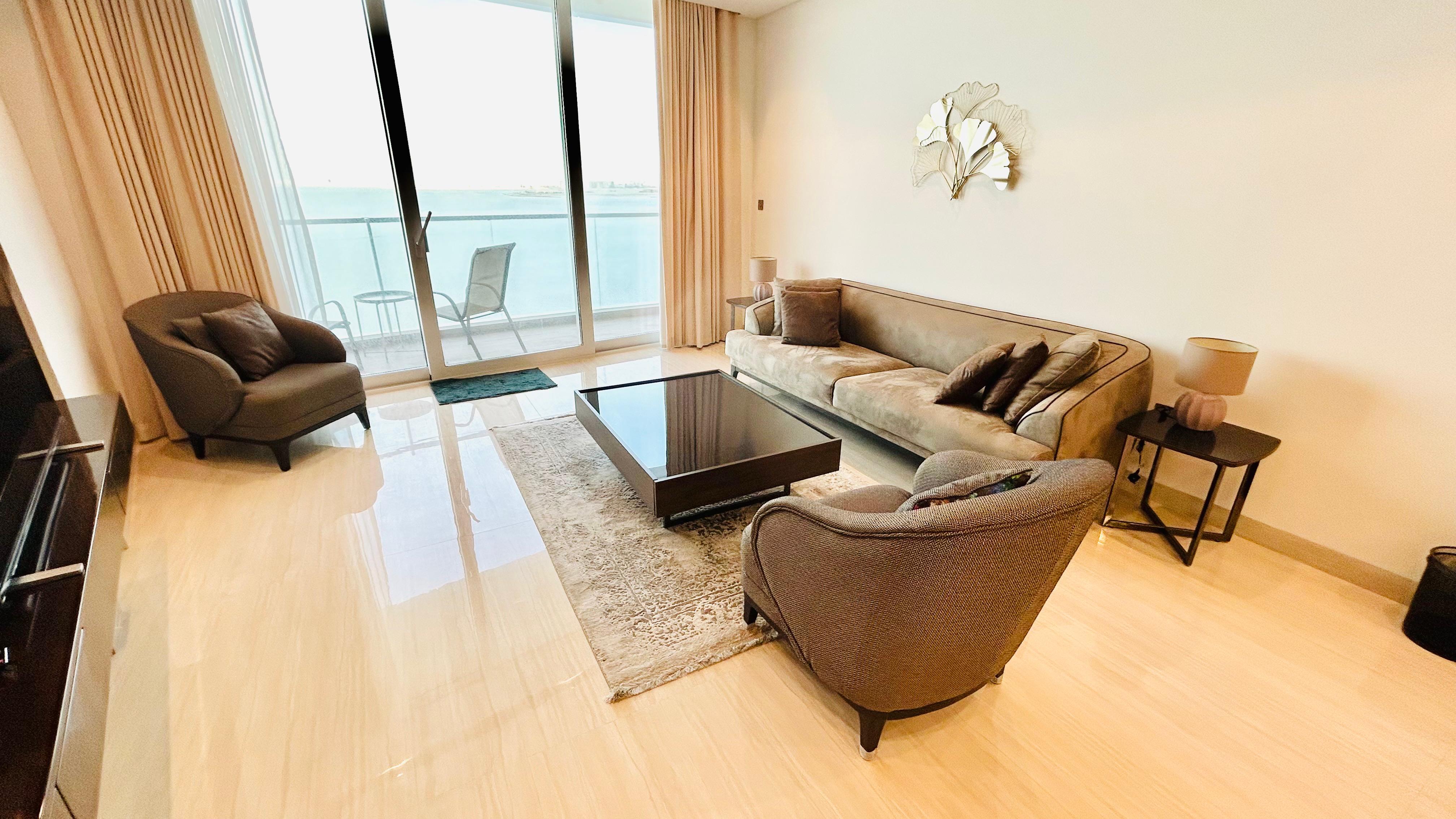 Luxury and Sea view One bedroom apartment in Water Garden City