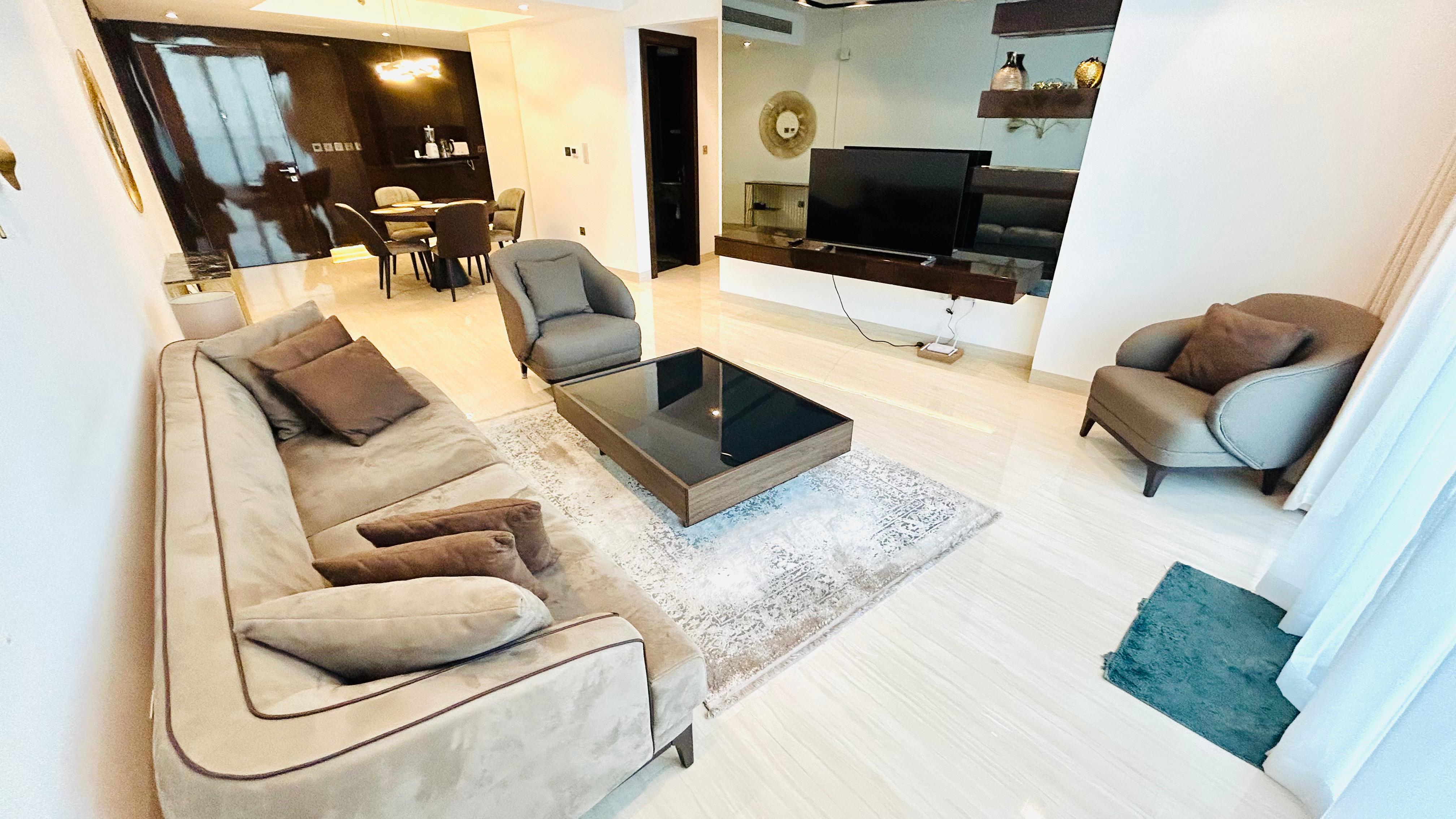 Luxury and Sea view One bedroom apartment in Water Garden City