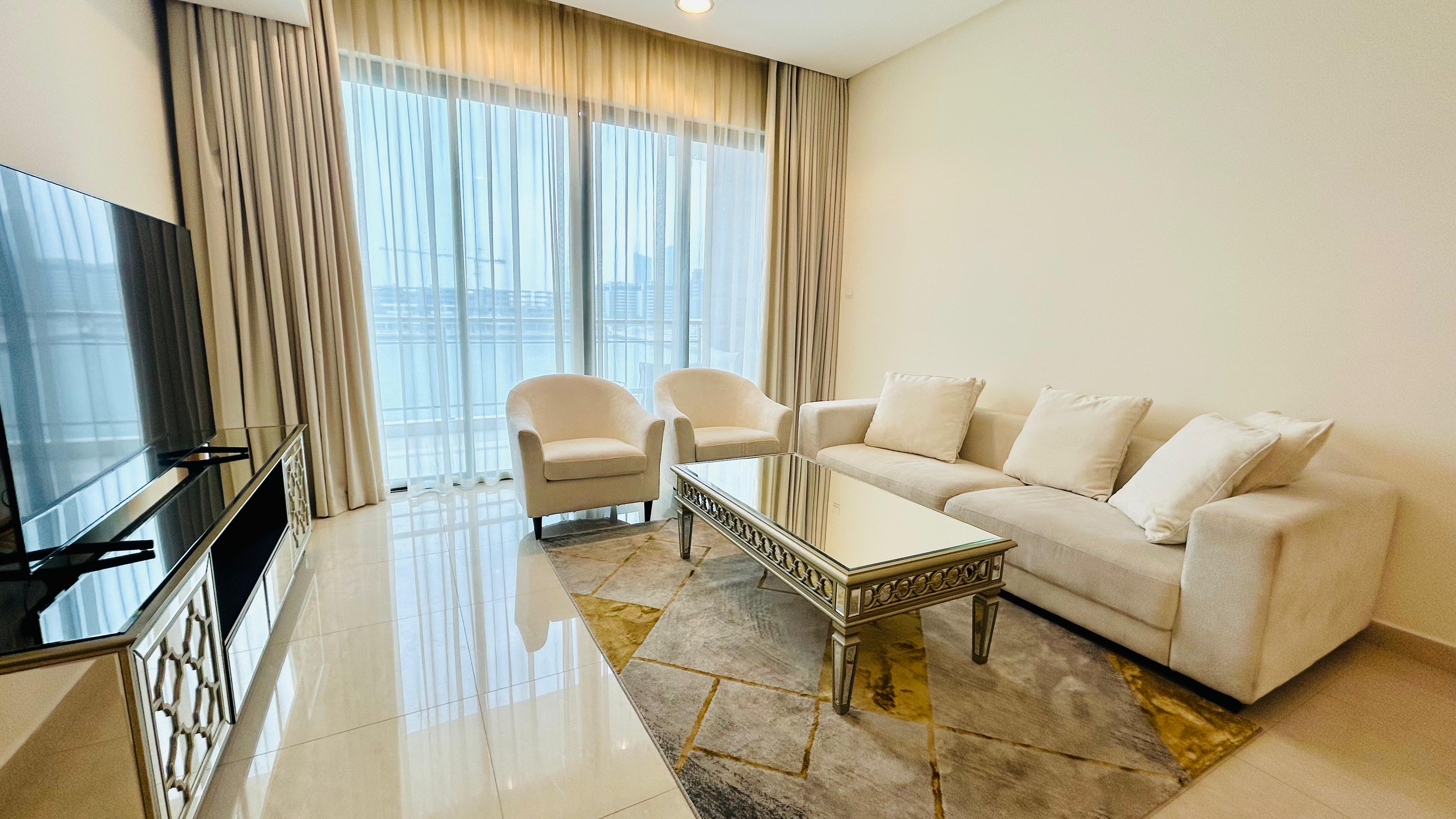 Open Sea view and Luxury One bedroom in Reef Island.