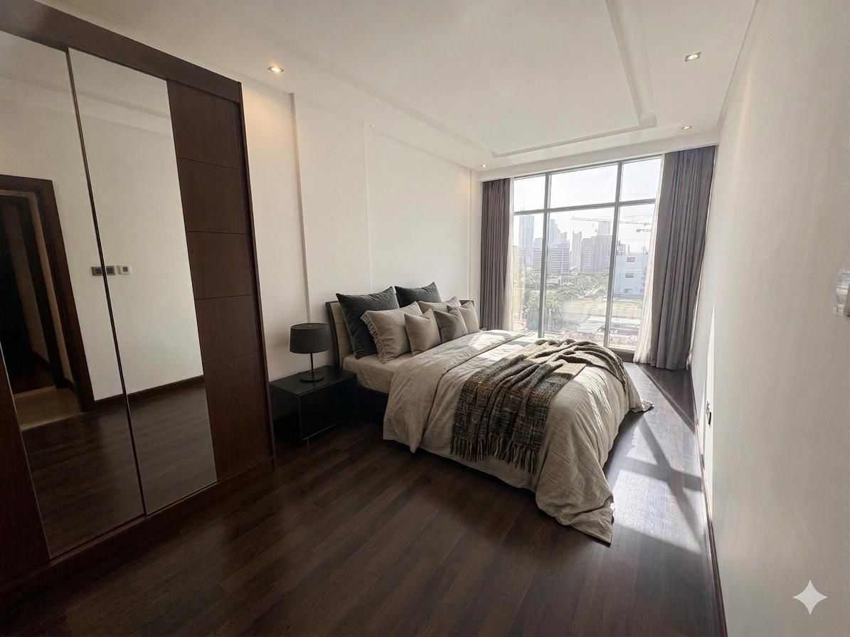 Modern 2BR Apartment | Balcony & Maids Room | Bright Living