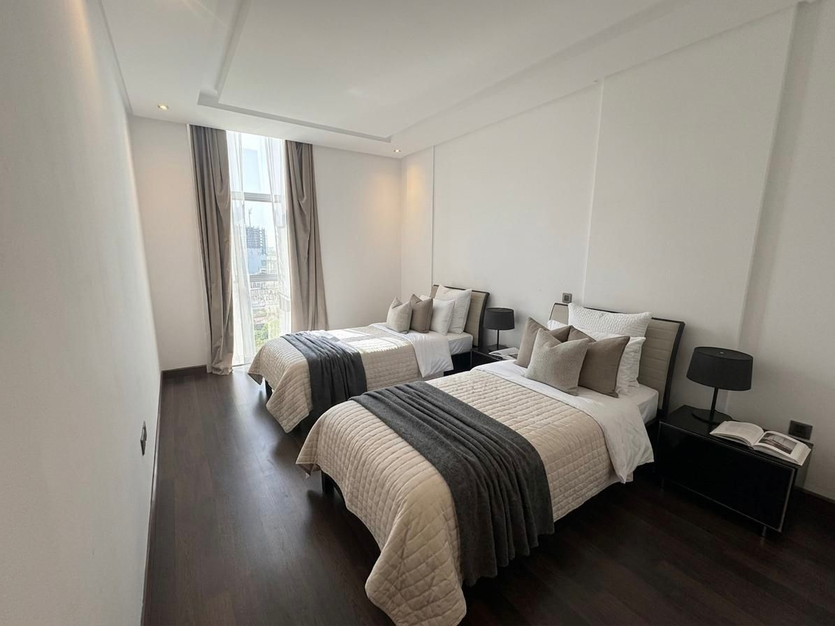 Modern 2BR Apartment | Balcony & Maids Room | Bright Living