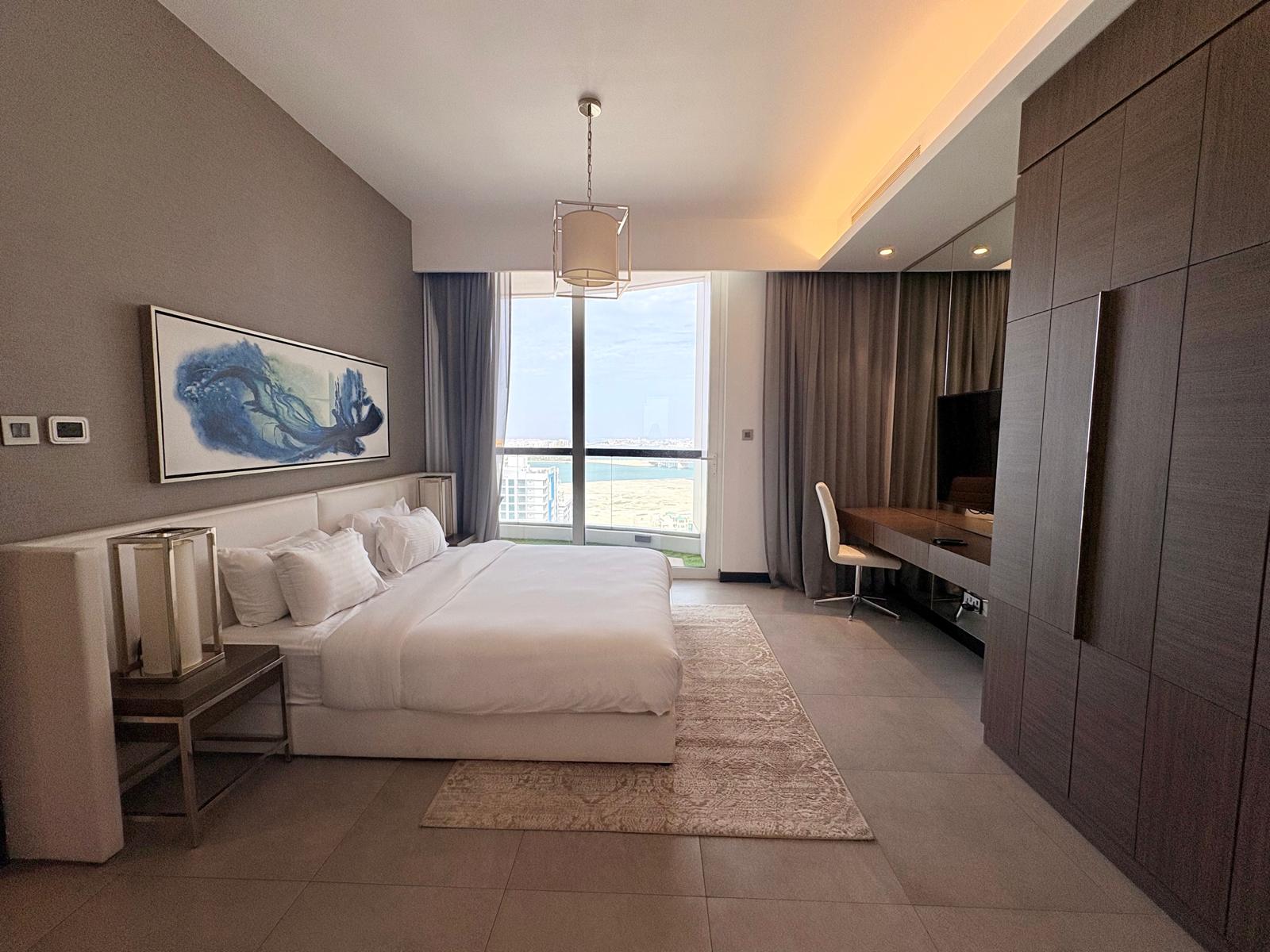 Sea View 1BR Apartment | High Floor | Balcony Living