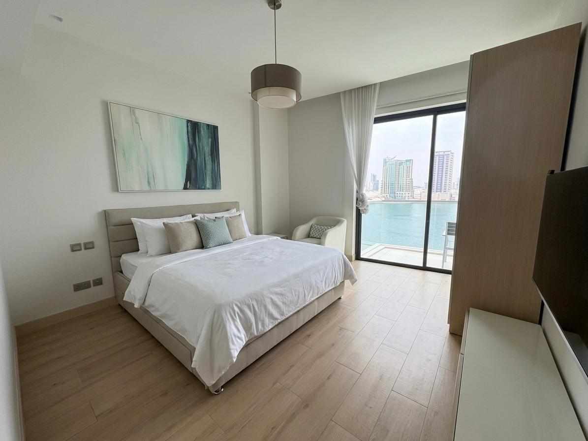 Sea View 1BR Apartment | Balcony | Modern Living