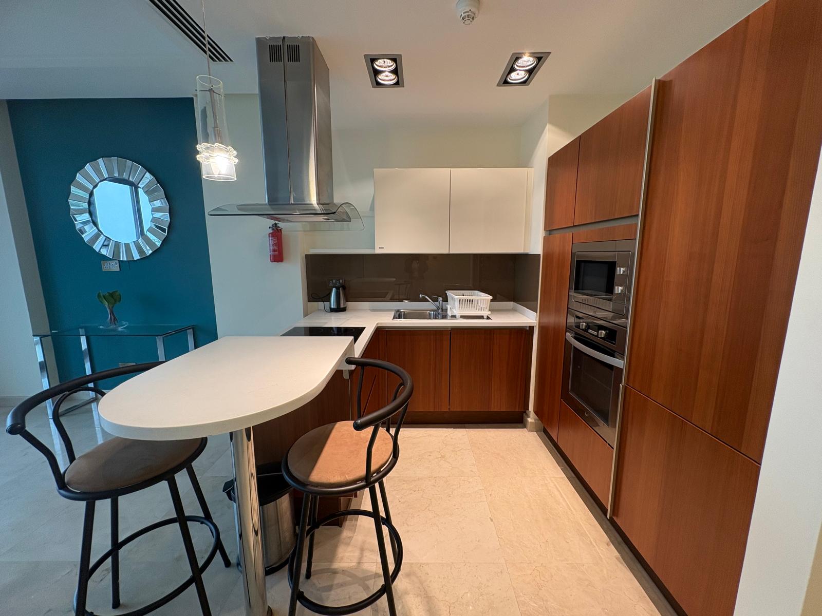 Beach View 1BR Apartment | Balcony | Premium Living