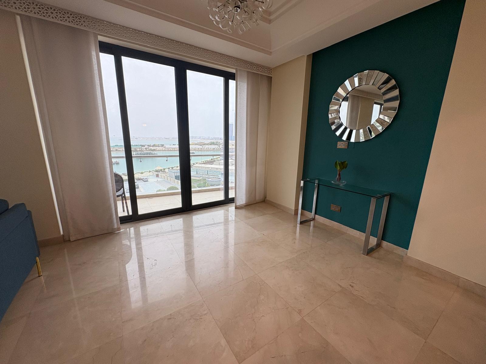 Beach View 1BR Apartment | Balcony | Premium Living