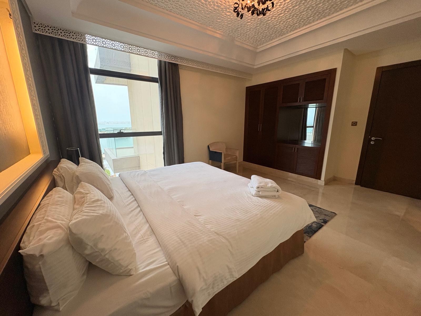 Beach View 1BR Apartment | Balcony | Premium Living