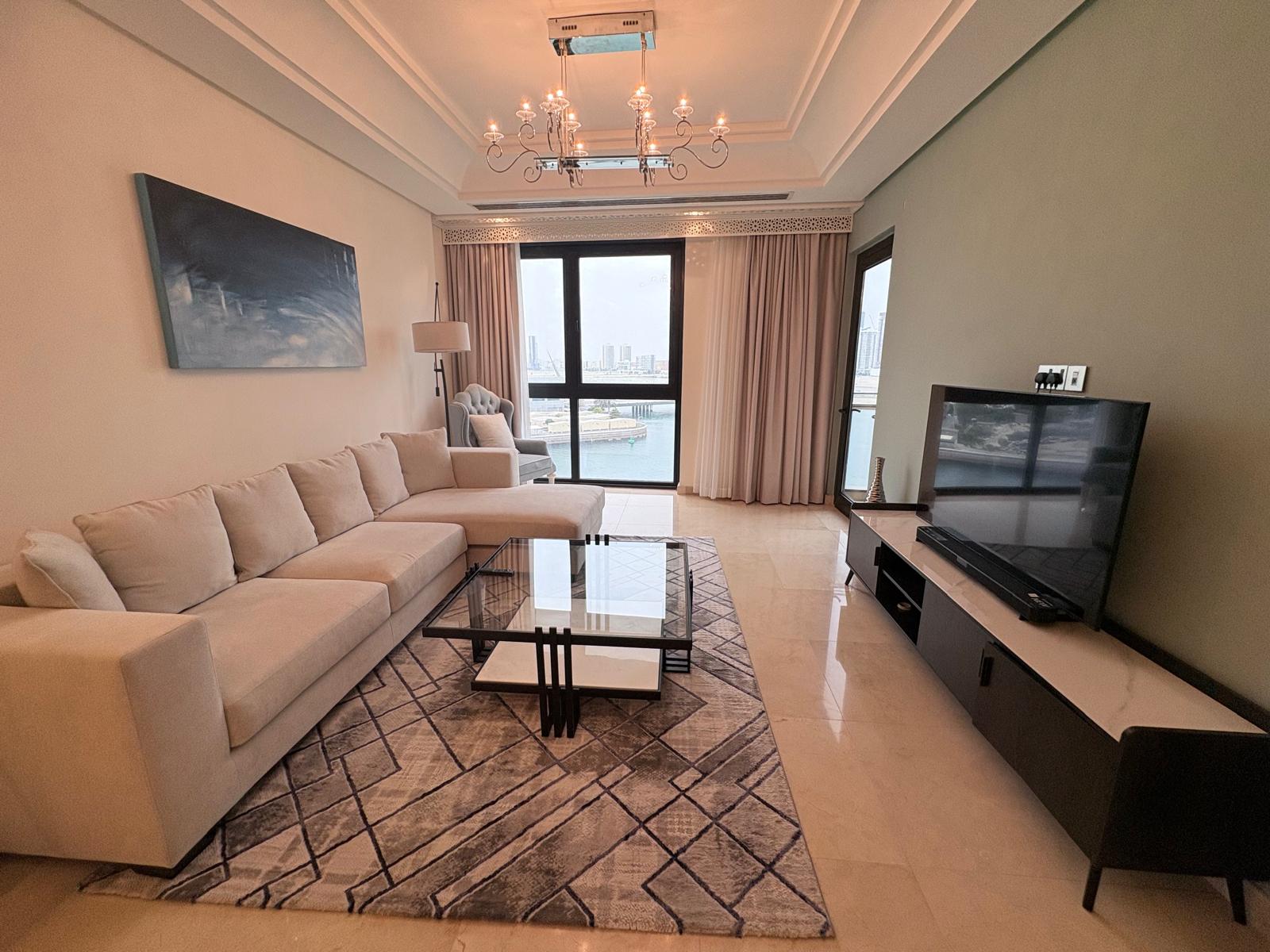 Sea View 1BR Apartment | Spacious Layout | Balcony Living