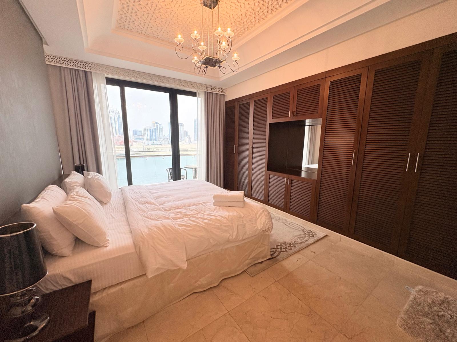 Sea View 1BR Apartment | Spacious Layout | Balcony Living