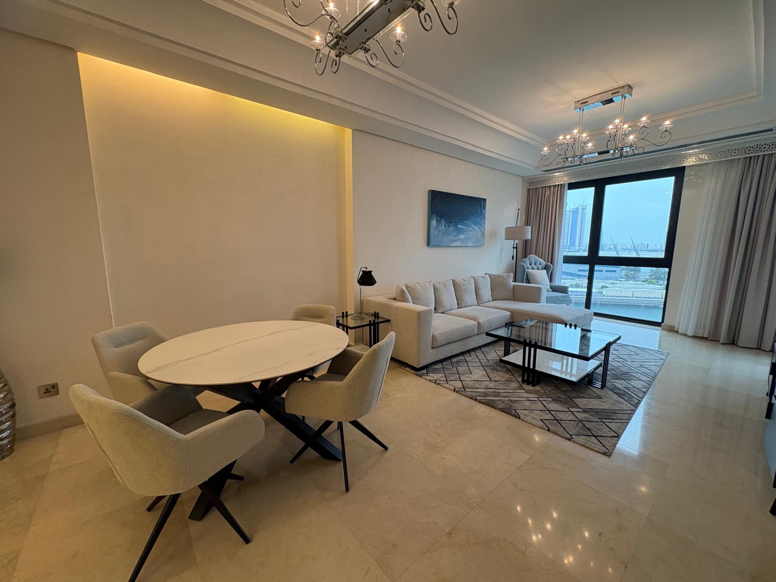 Sea View 1BR Apartment | Spacious Layout | Balcony Living