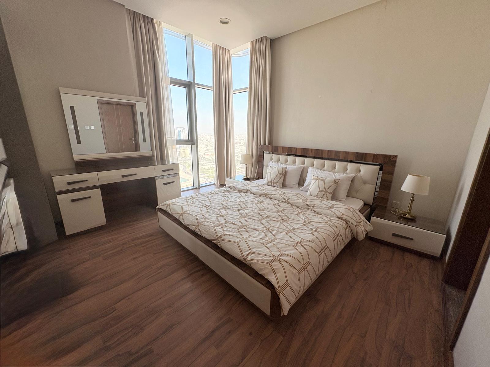 Sea & City View 1BR | Furnished | Internet Included