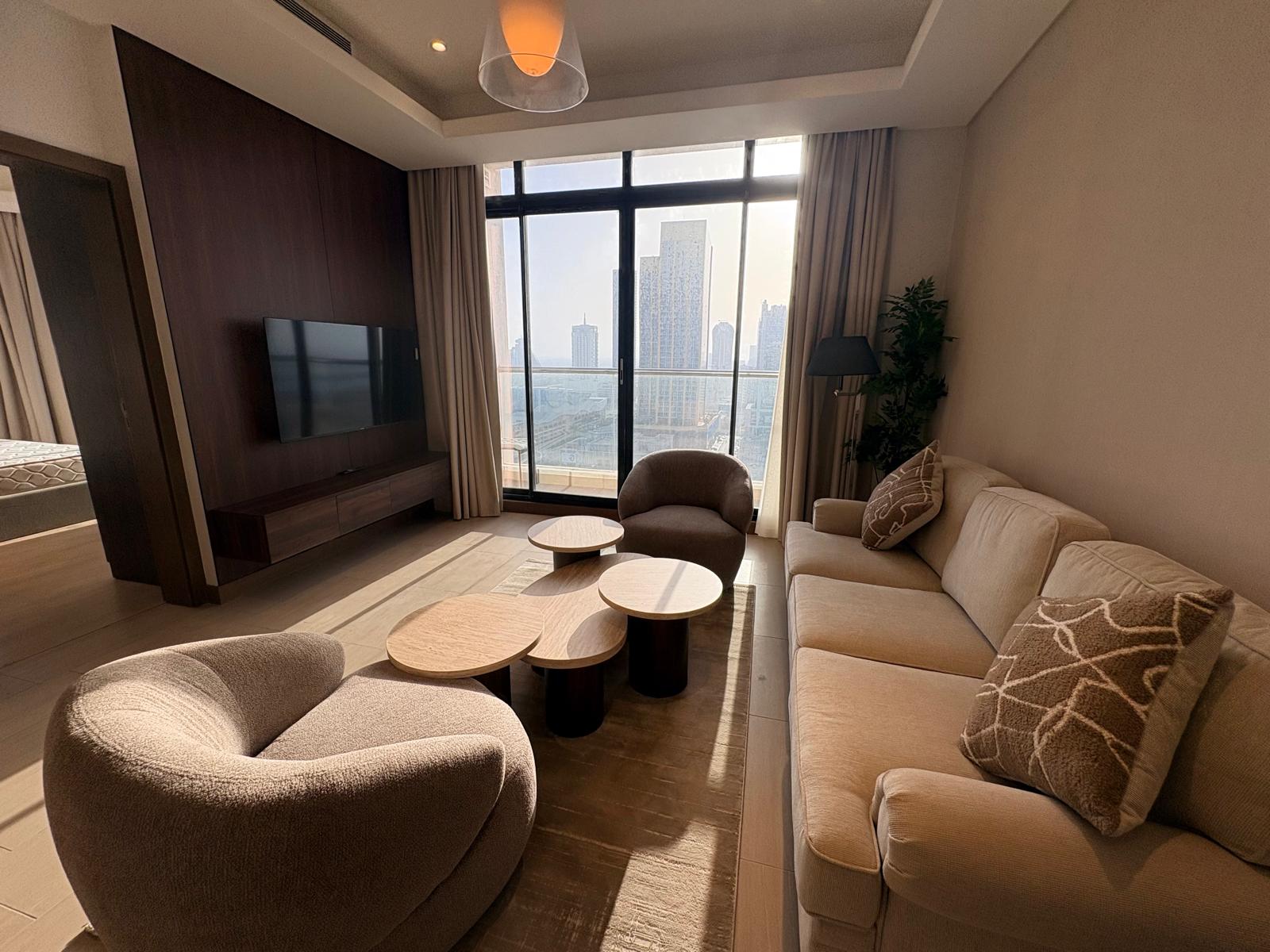 City View | Balcony | Furnished | High Floor