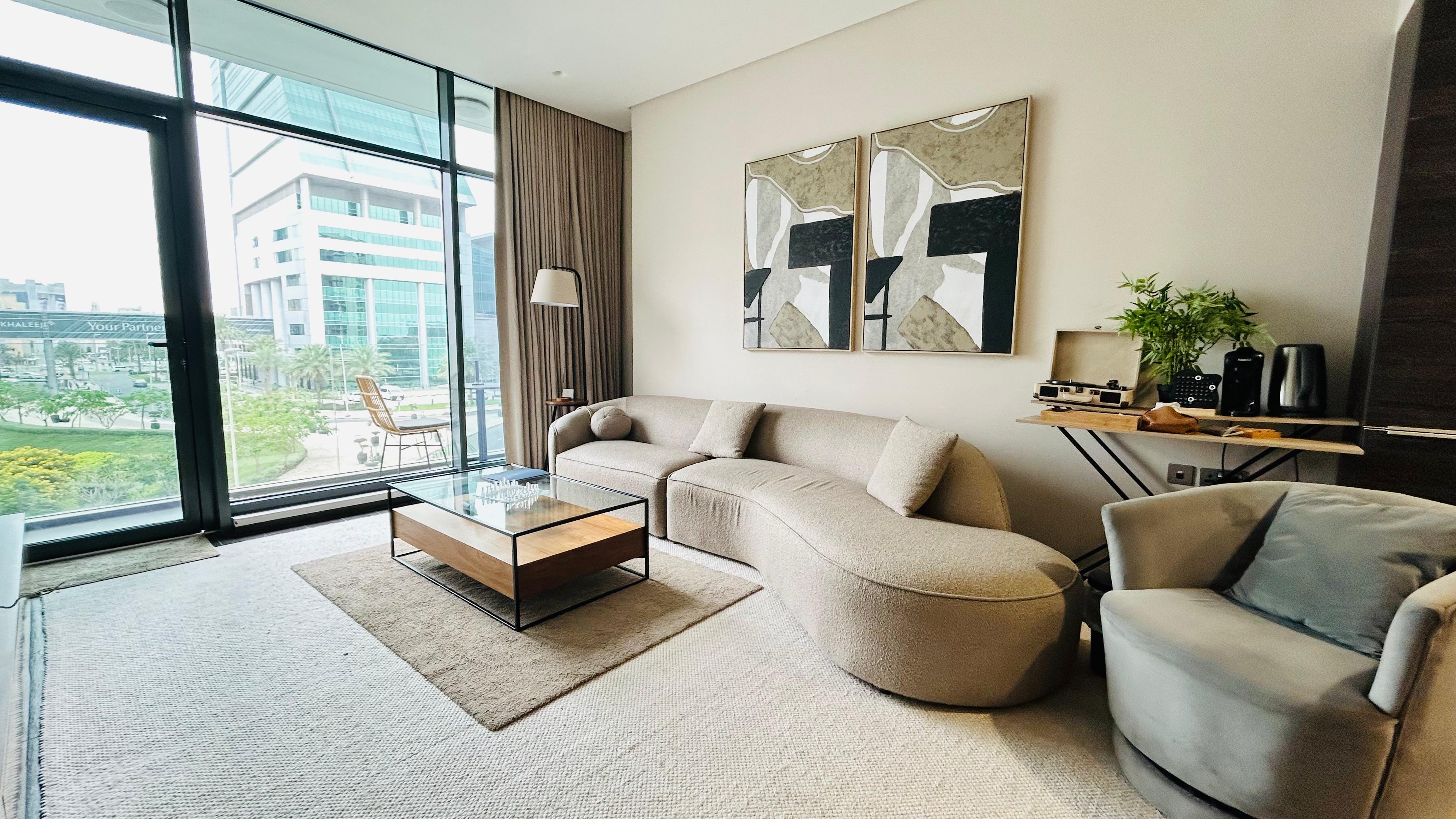 One bedrooms with Office room Financial Harbor 