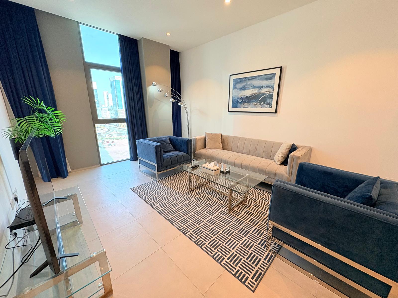 Balcony | Spacious Kitchen | Modern 1BR | Seef
