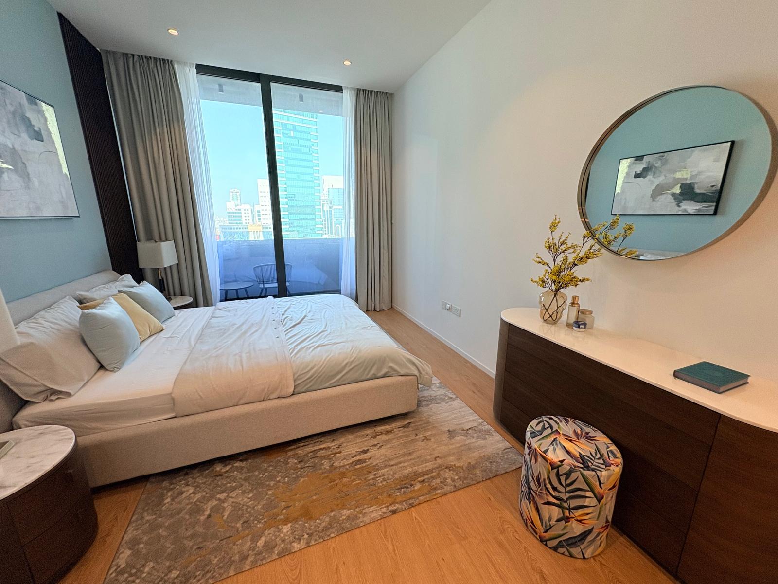 Bright 1BR | Balcony | Prime Seef Location
