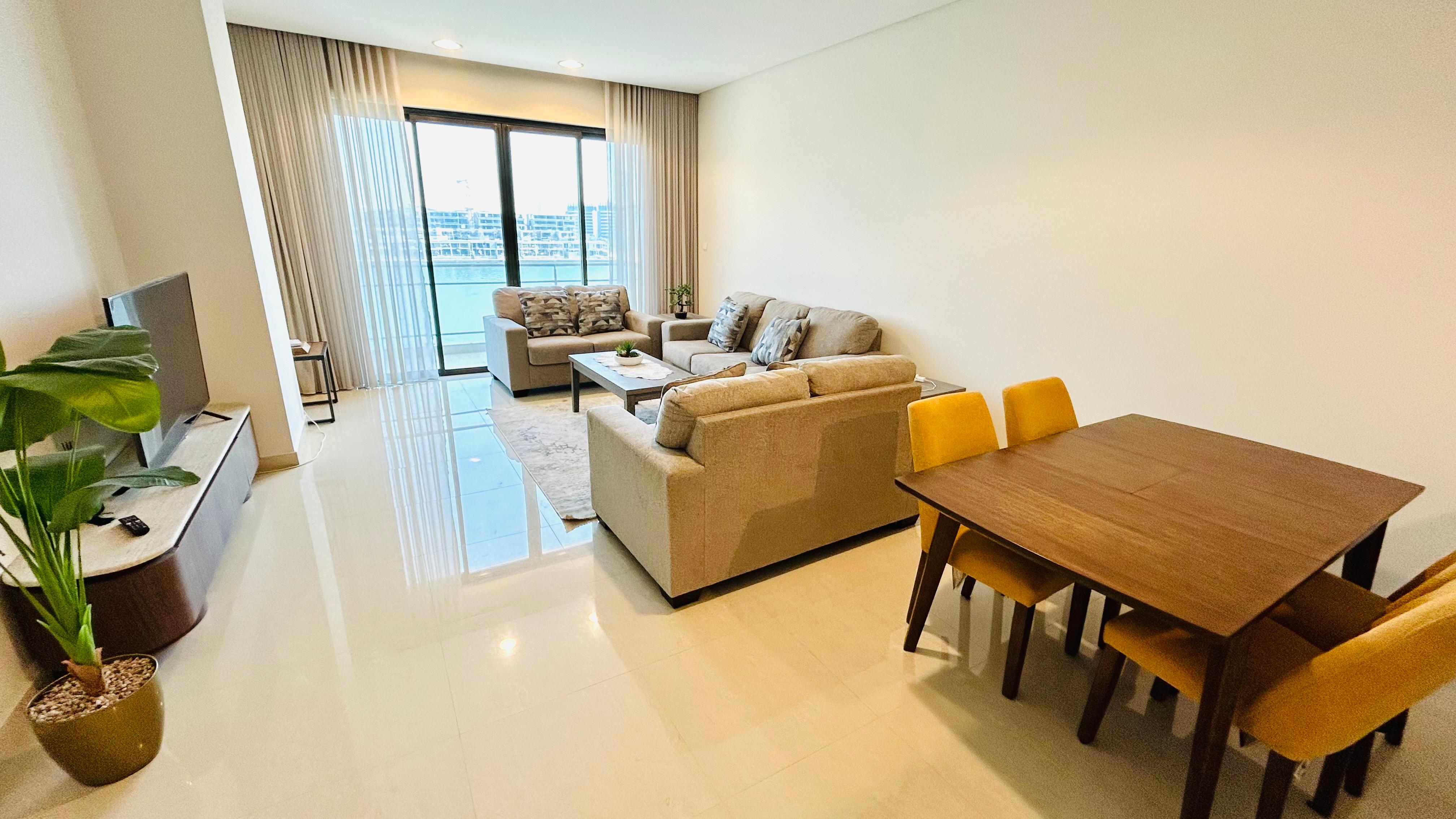 Open Sea view Large Two bedroom in Reef Island.