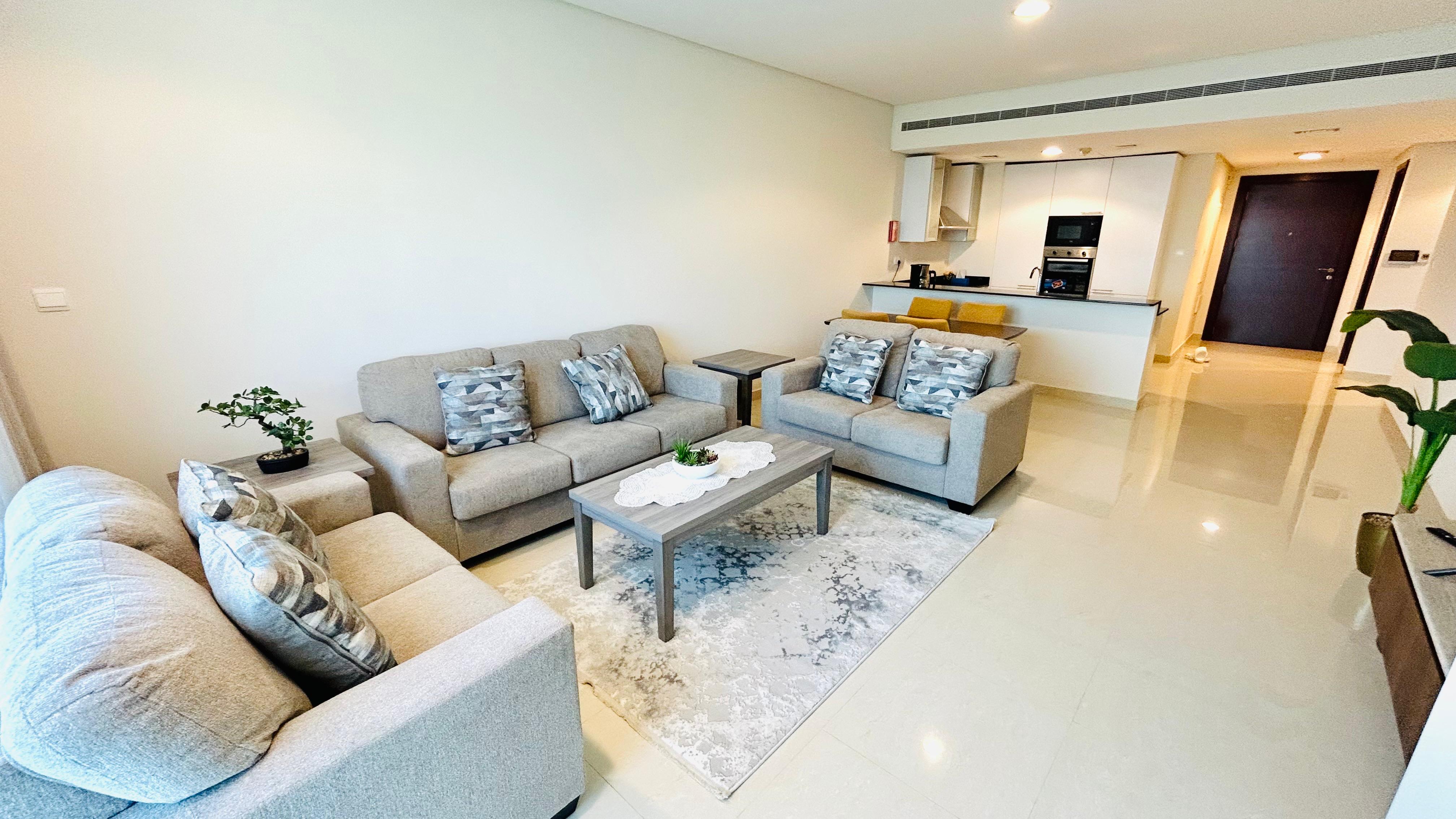 Open Sea view Large Two bedroom in Reef Island.