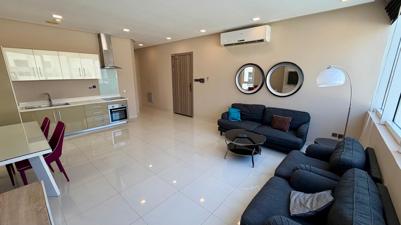 Luxury 2BR Apartment in Saar | Minutes from the Saudi Causeway