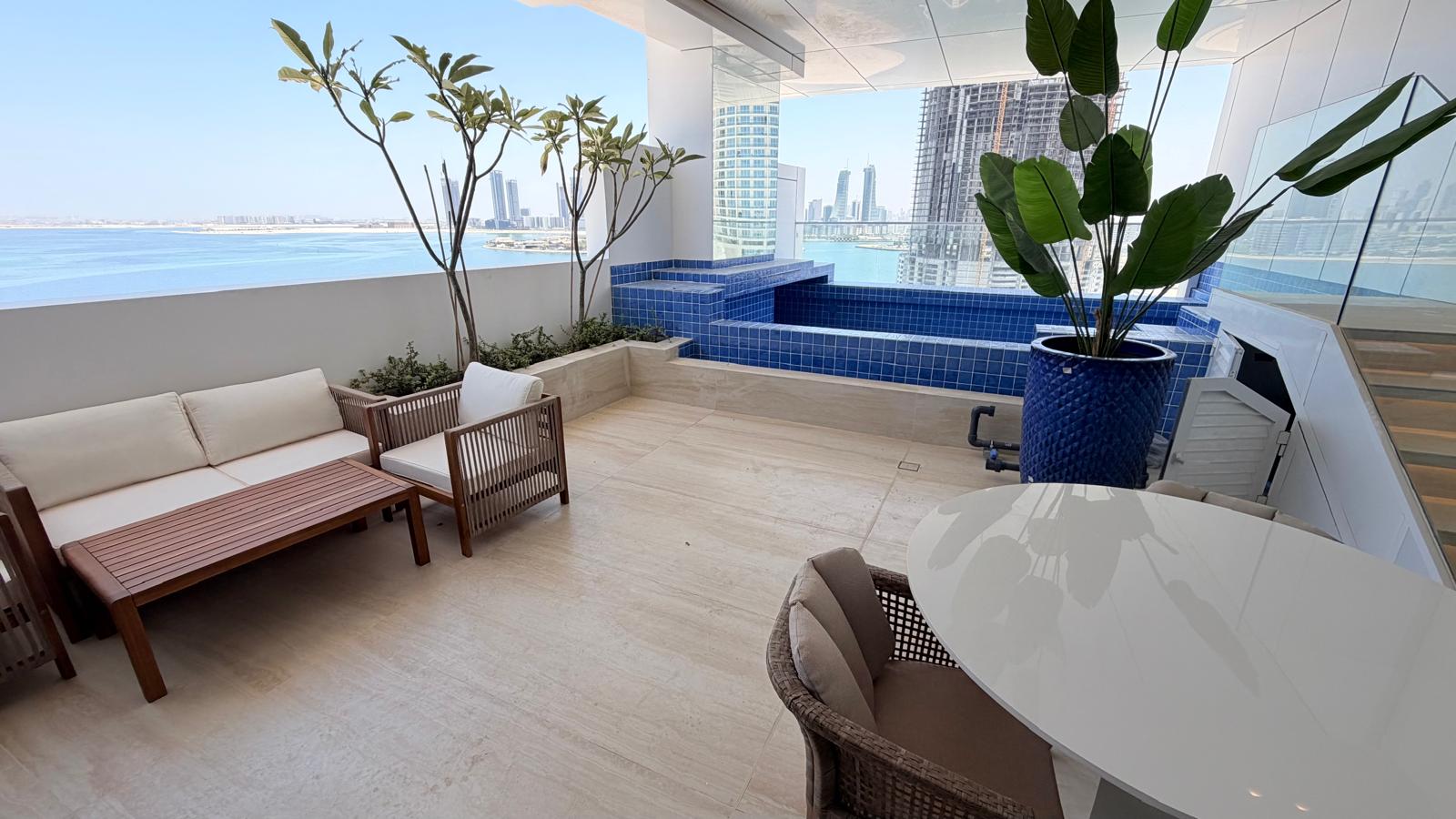 Private pool Brand New Three bedroom for lease Seef area,