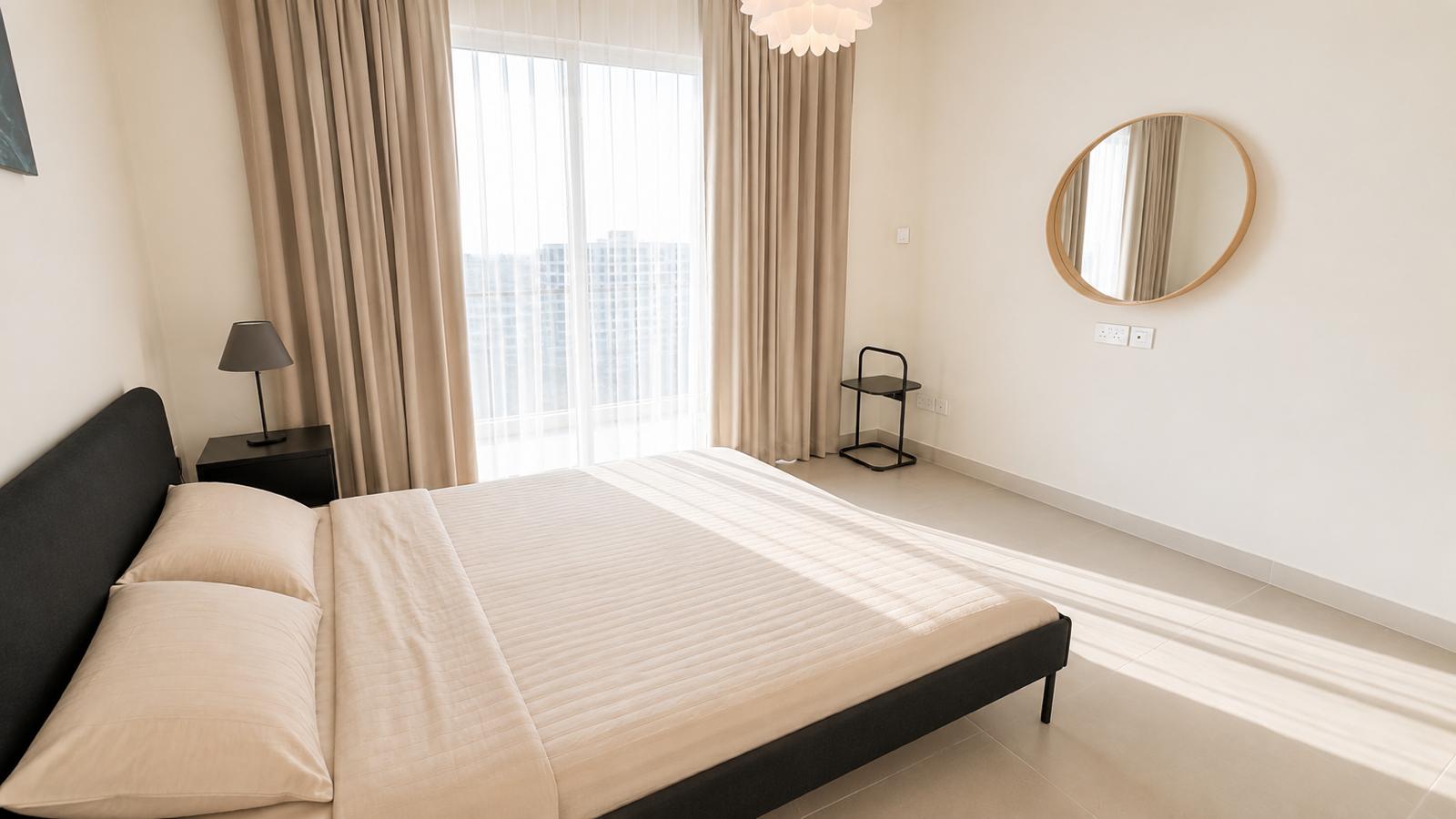 Spacious 2BR Apartment with Large Terrace | Beach Access
