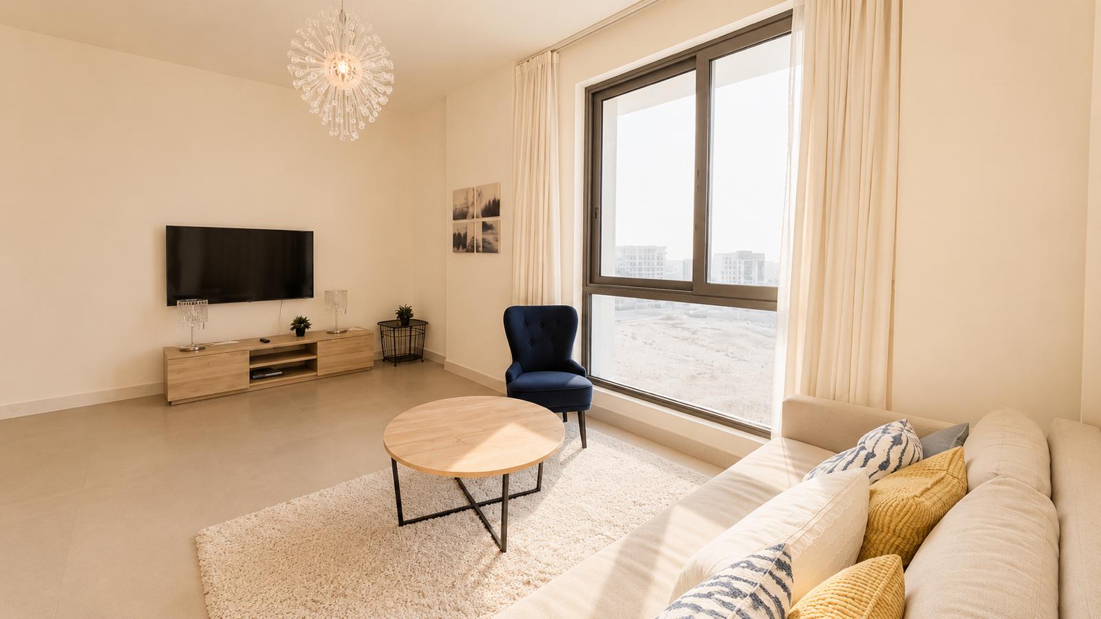 Spacious 2BR Apartment with Large Terrace | Beach Access