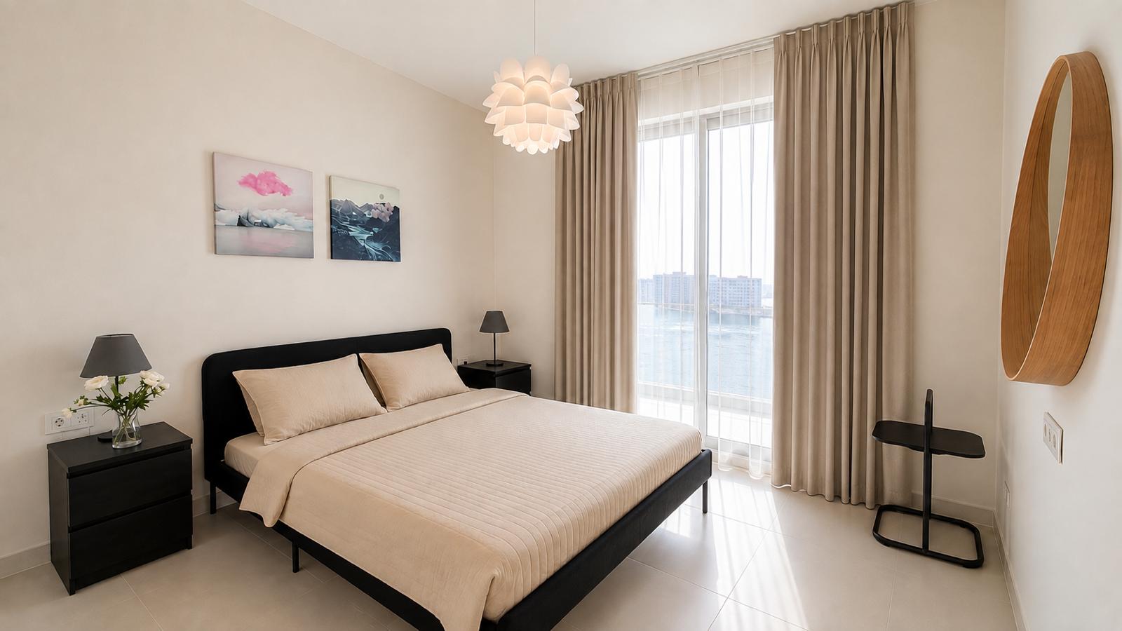 Spacious 2BR Apartment with Large Terrace | Beach Access