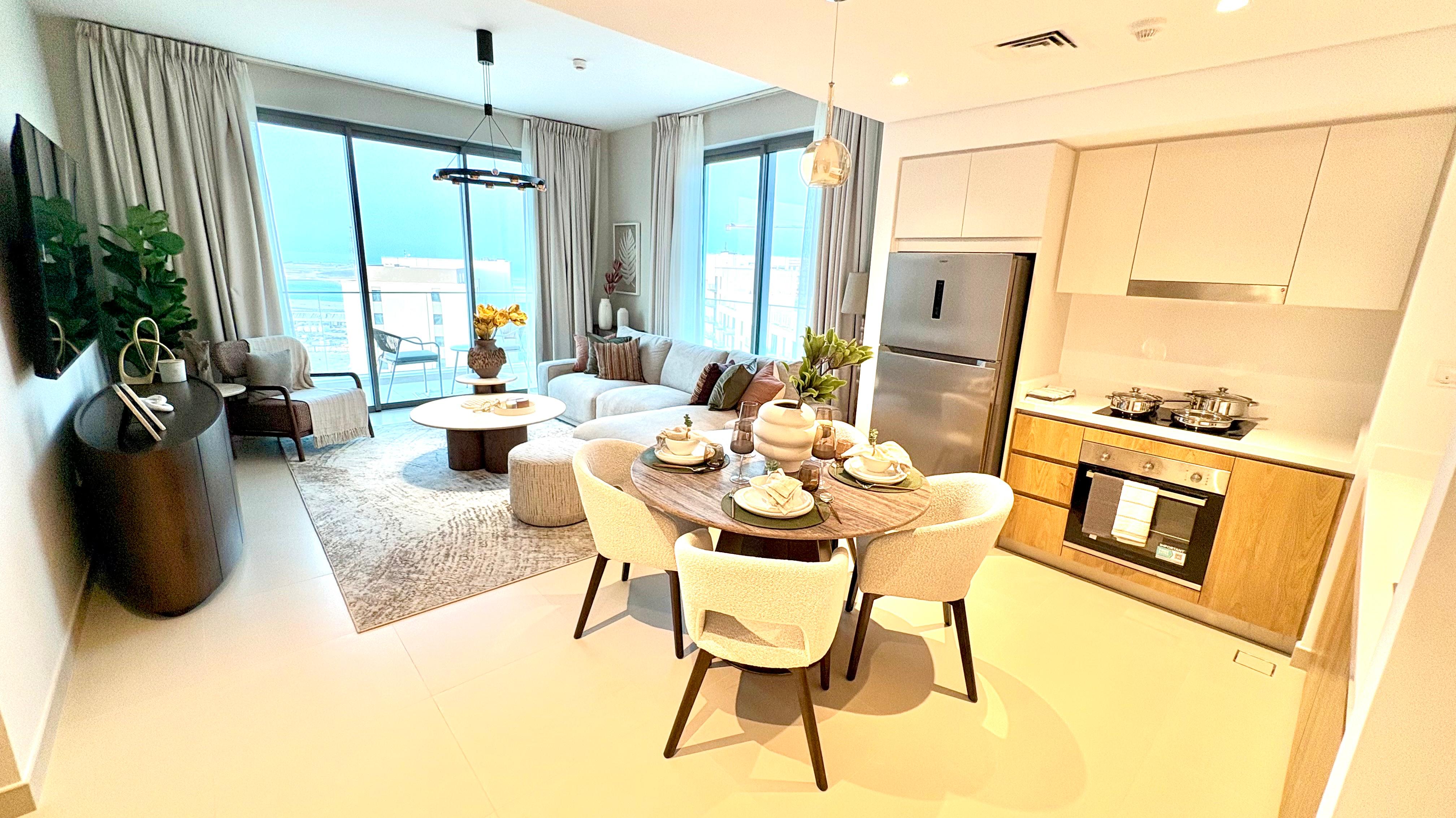Fully Furnished Two-bedroom Apartment in Marassi/ Seaview & Cityview.