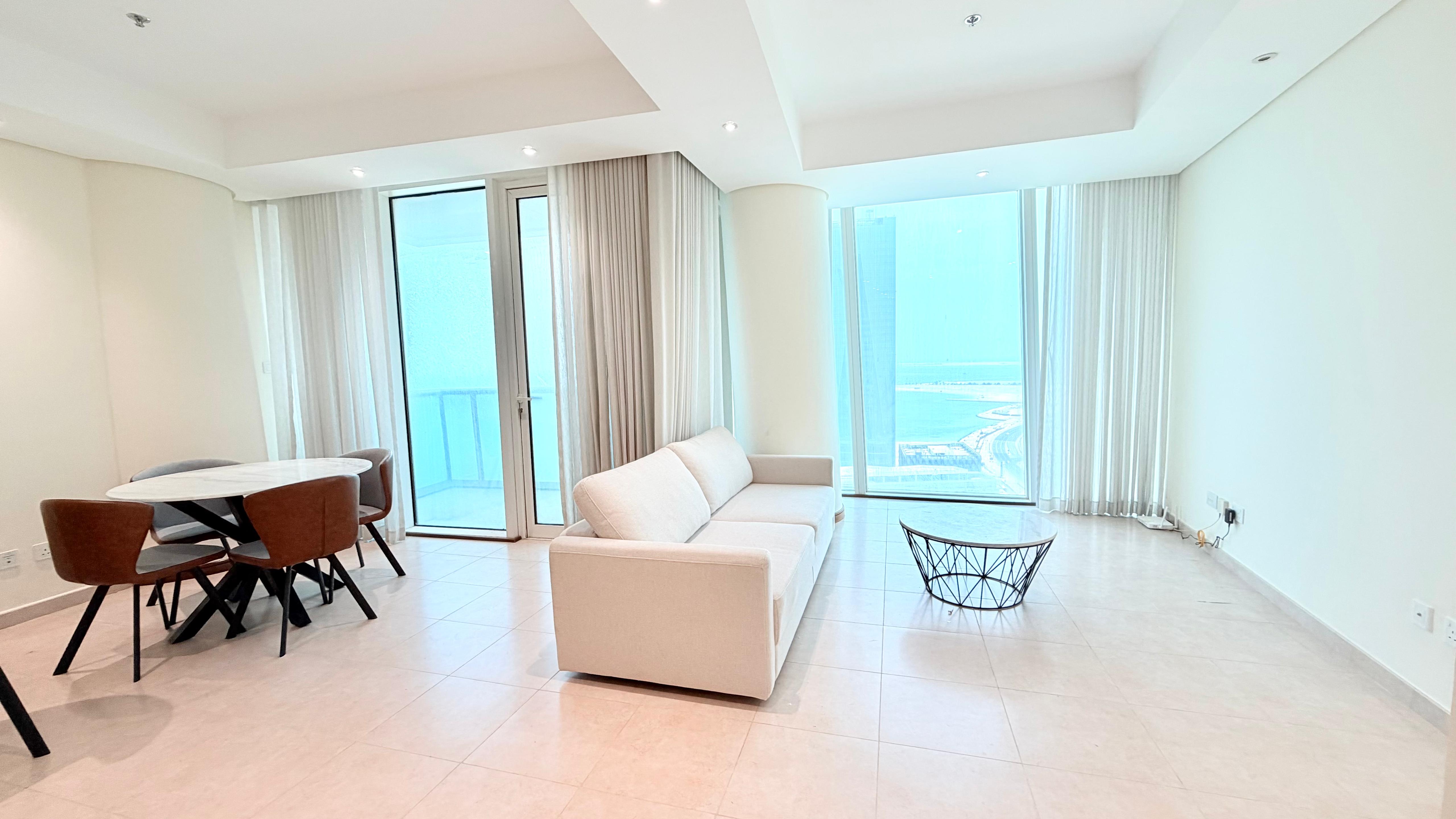 Open sea view Luxury Two bedroom apartment in Harbor Heights.