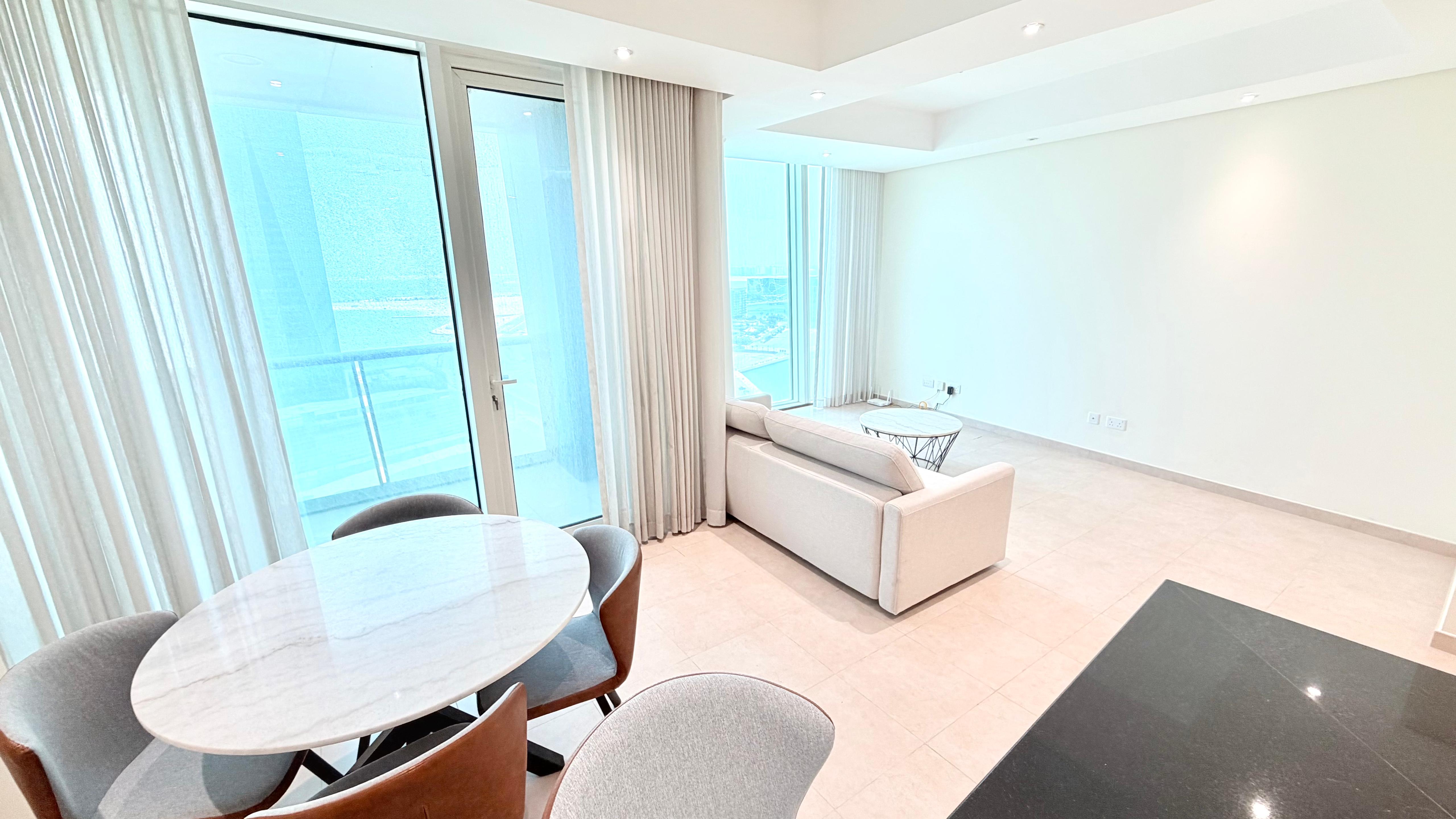 Open sea view Luxury Two bedroom apartment in Harbor Heights.