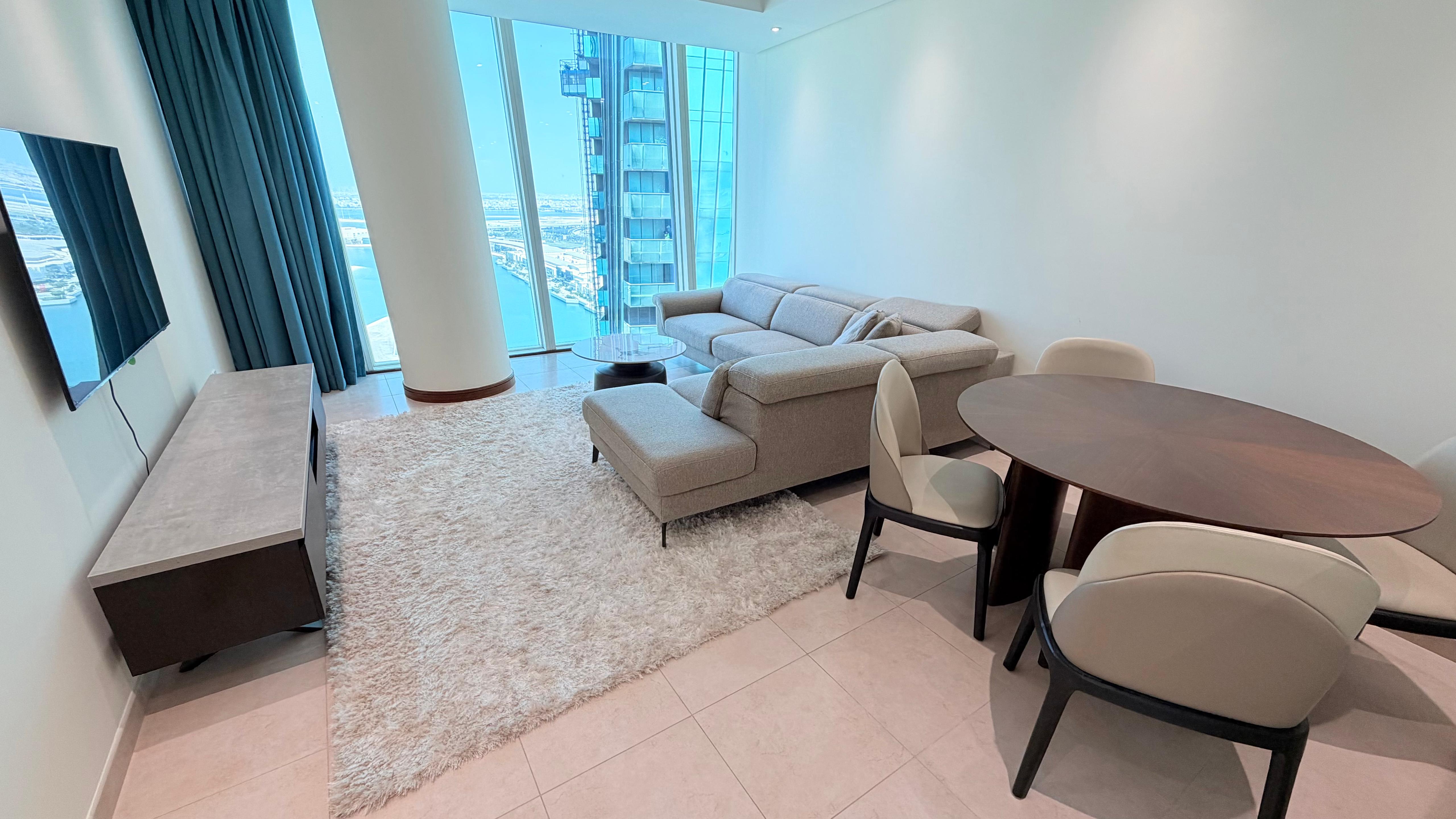 Sea view Luxury Two bedrooms in Bahrain Financial Harbor 