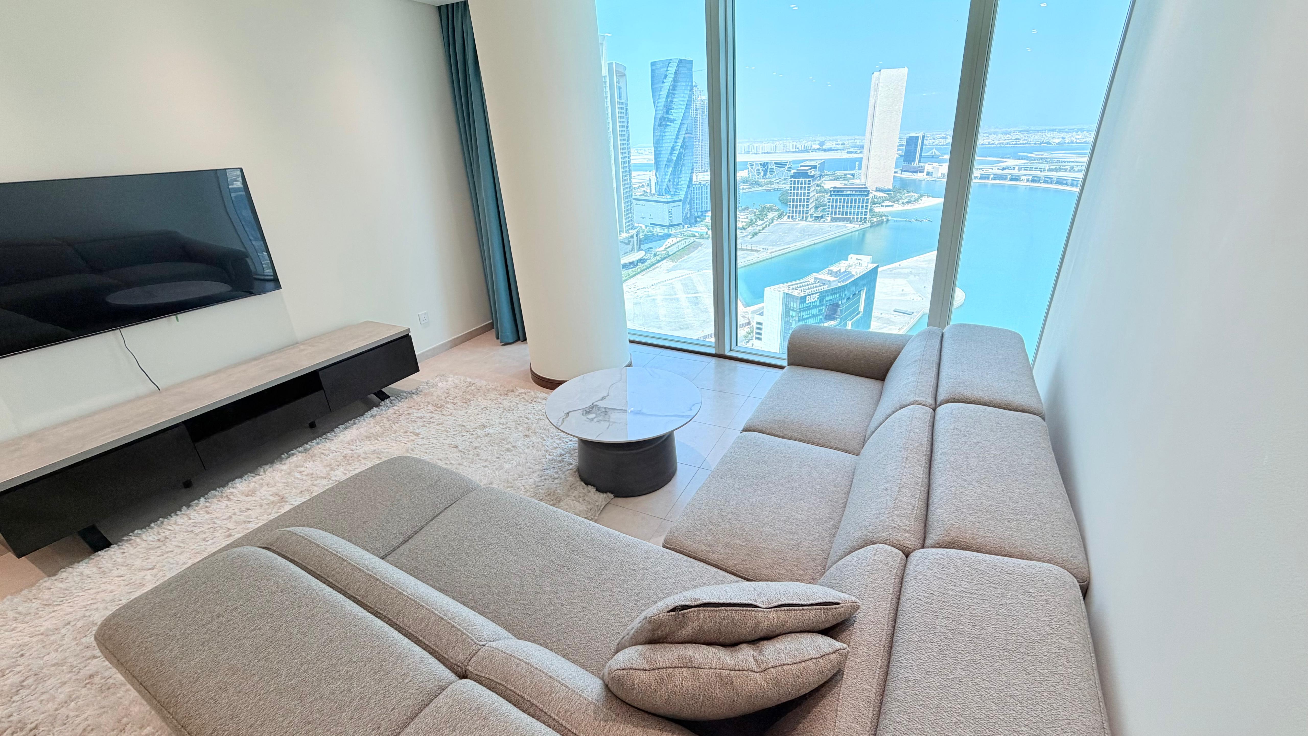 Sea view Luxury Two bedrooms in Bahrain Financial Harbor 