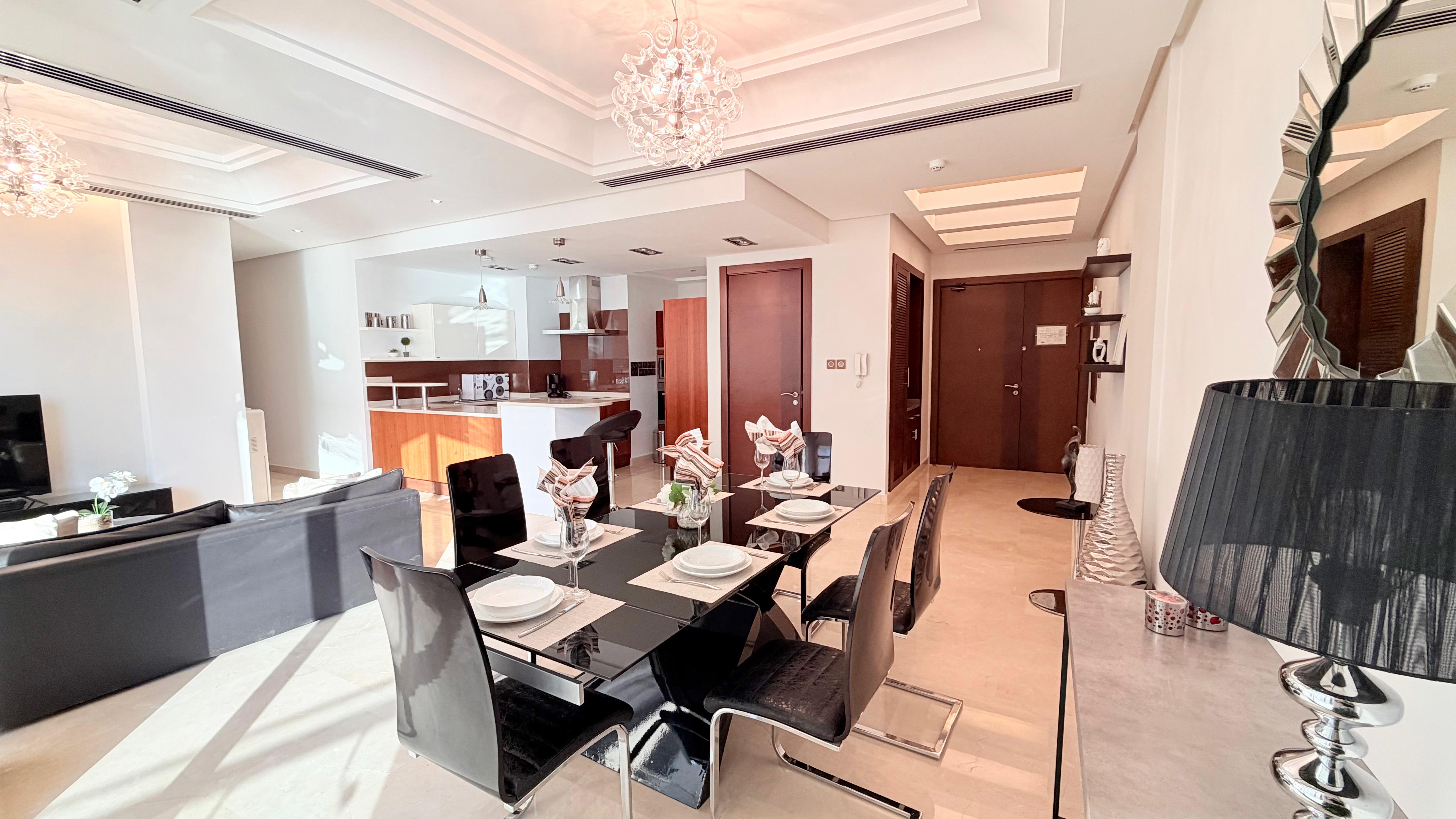 Luxury Two bedrooms with open sea view in Reef Island.
