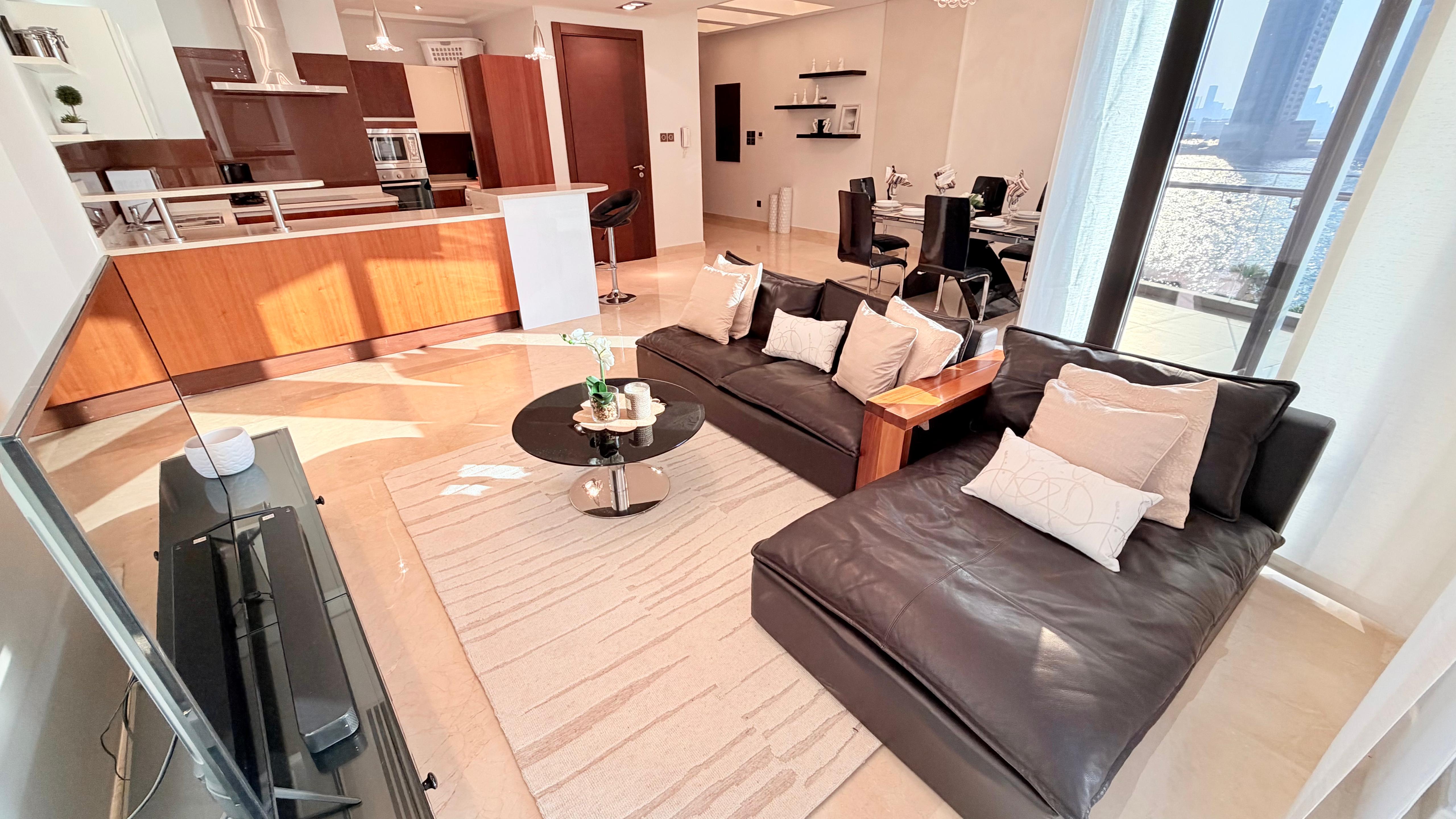 Luxury Two bedrooms with open sea view in Reef Island.