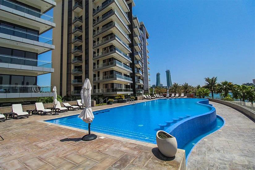 Sea View 1BR Apartment | Spacious Layout | Balcony Living